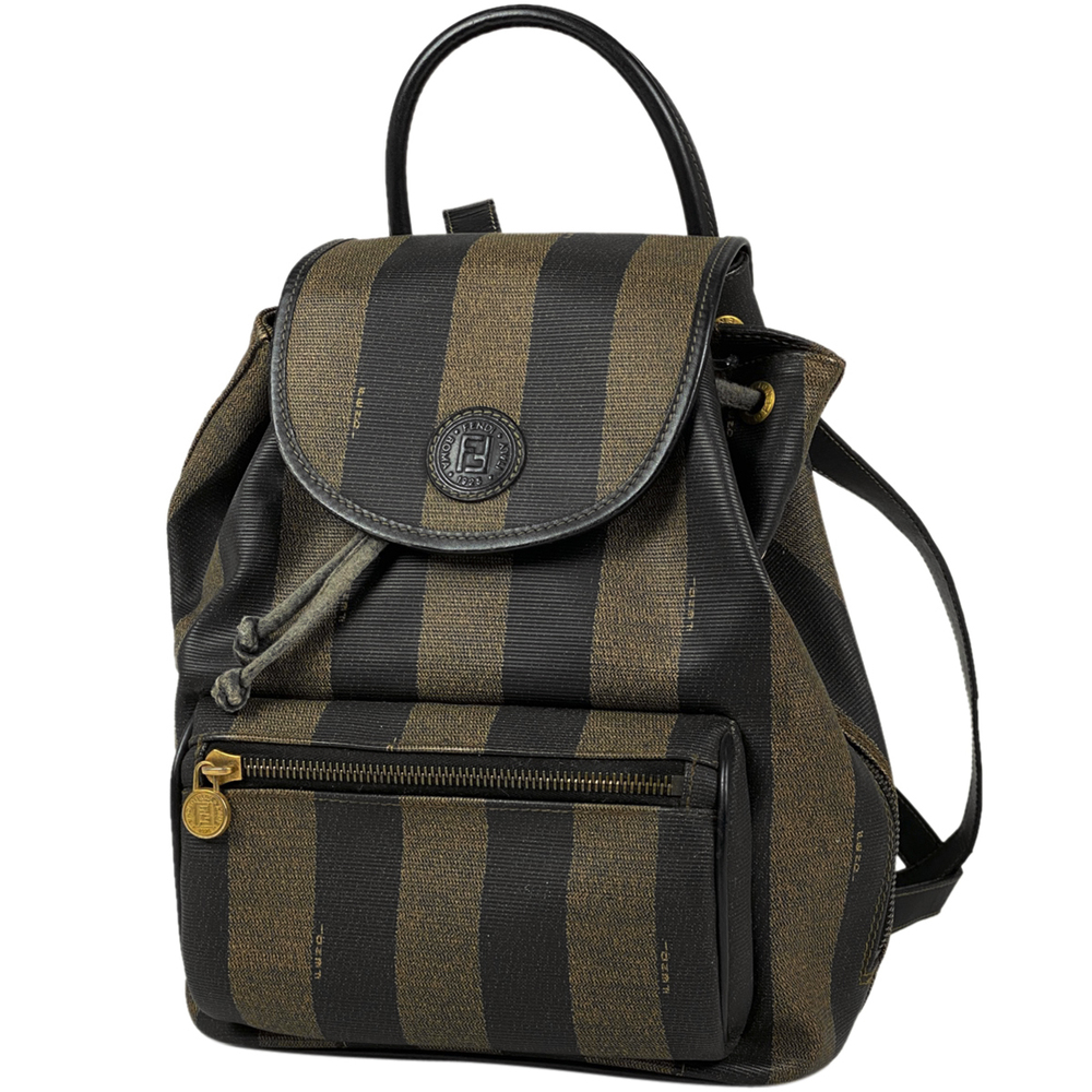 Fendi Pecan Pattern Mini Rucksack Coated Canvas B… - image 1